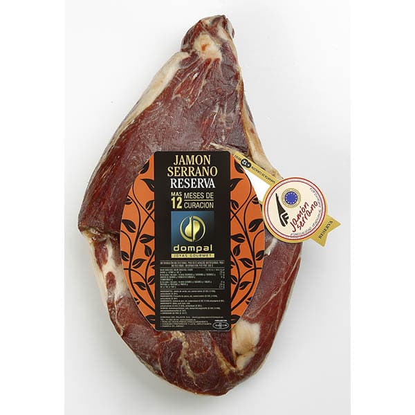 CENTRO JAMON SERRANO RESERVA LIMPIO CON PUNTA