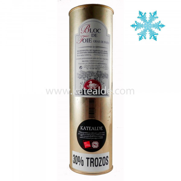 BLOC FOIE GRAS PATO 30% TROZOS 1Kg