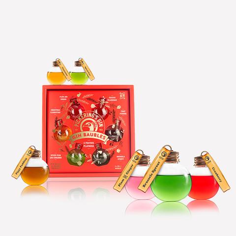 GINEBRA PICKERING'S FESTIVELY GIN BAUBLES 12/6*5CL/37.5&ordm;