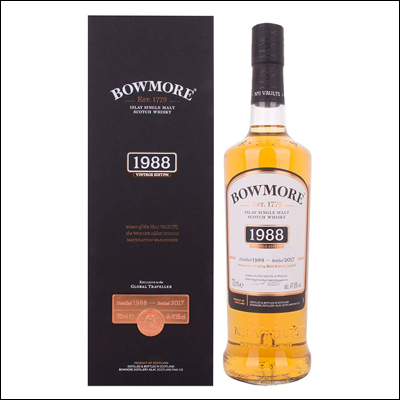 WHISKY BOWMORE 1988 6/70/47,8º GBX