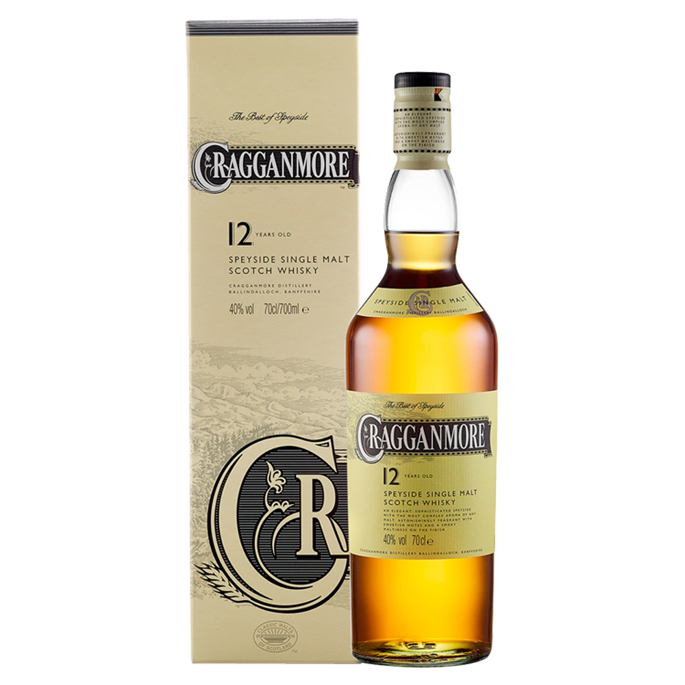 WHISKY CRAGGANMORE 12YO 6/70/40º GBX