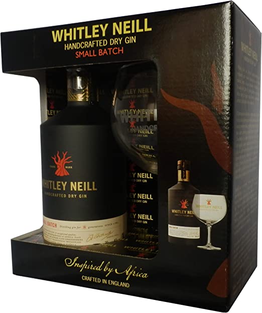 GINEBRA WHISTLEY NEILL 6/70/43&ordm; + HIGBALL GLASS