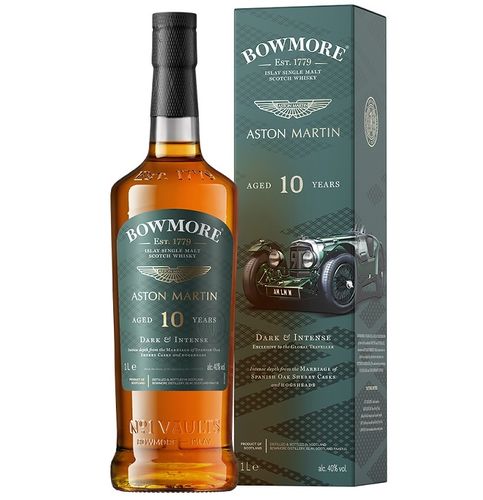 WHISKY BOWMORE 10YO DARK & INTENSE ASTON MARTIN 12/100/40º