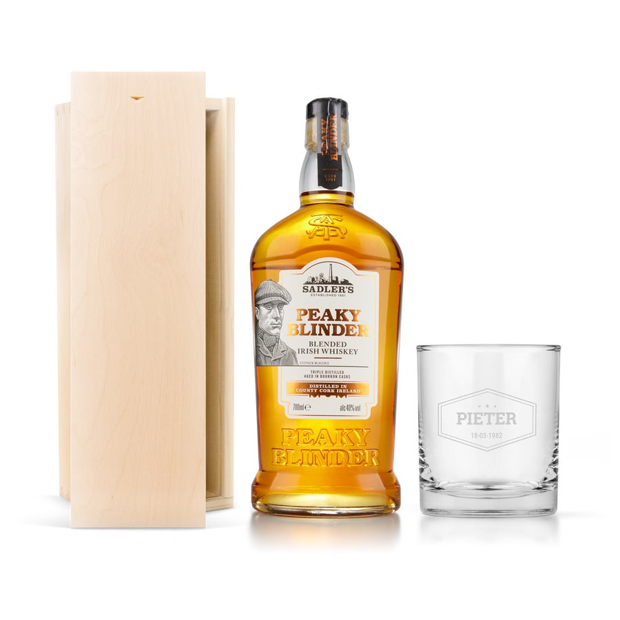 WHISKY PEAKY BLINDER 60/70/40º + SHOT GLASS