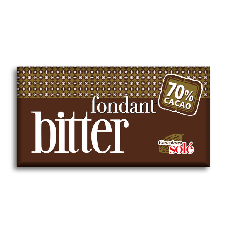 CHOCOLATE BITTER 70% CACAO 100g