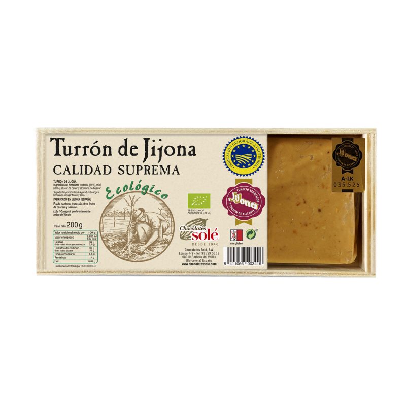 TURRON JIJONA ECO 200gr