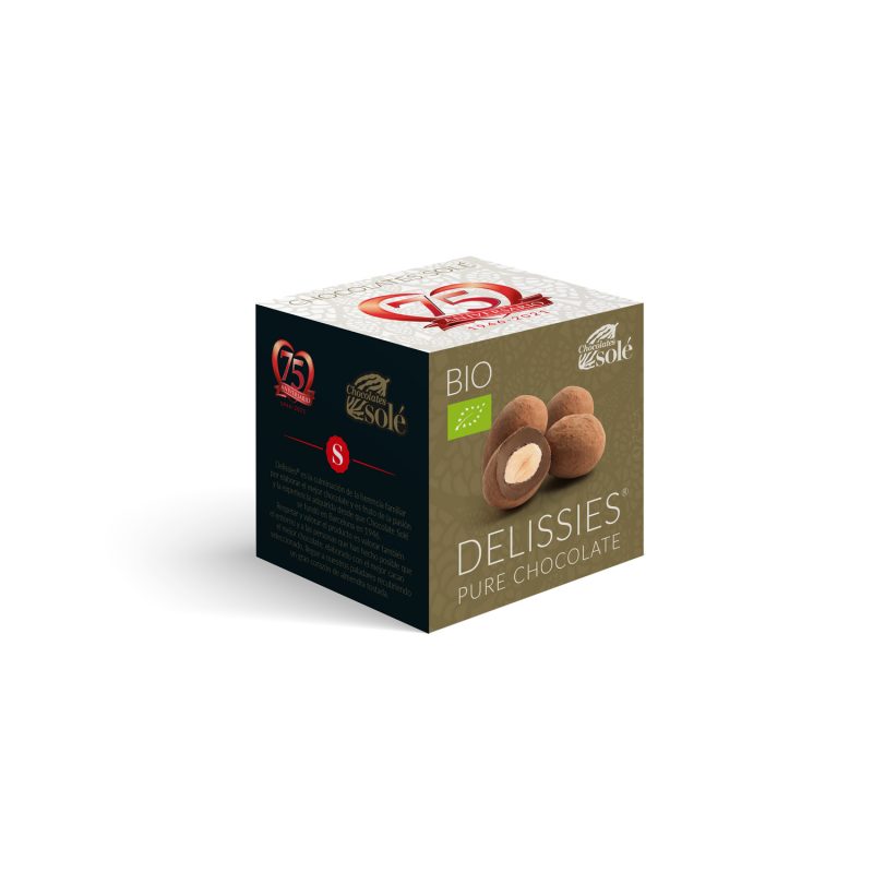 DELISSIES ALEMNDRA CARAMELIZADA CON CHOCOLATE NEGRO ECO 80gr